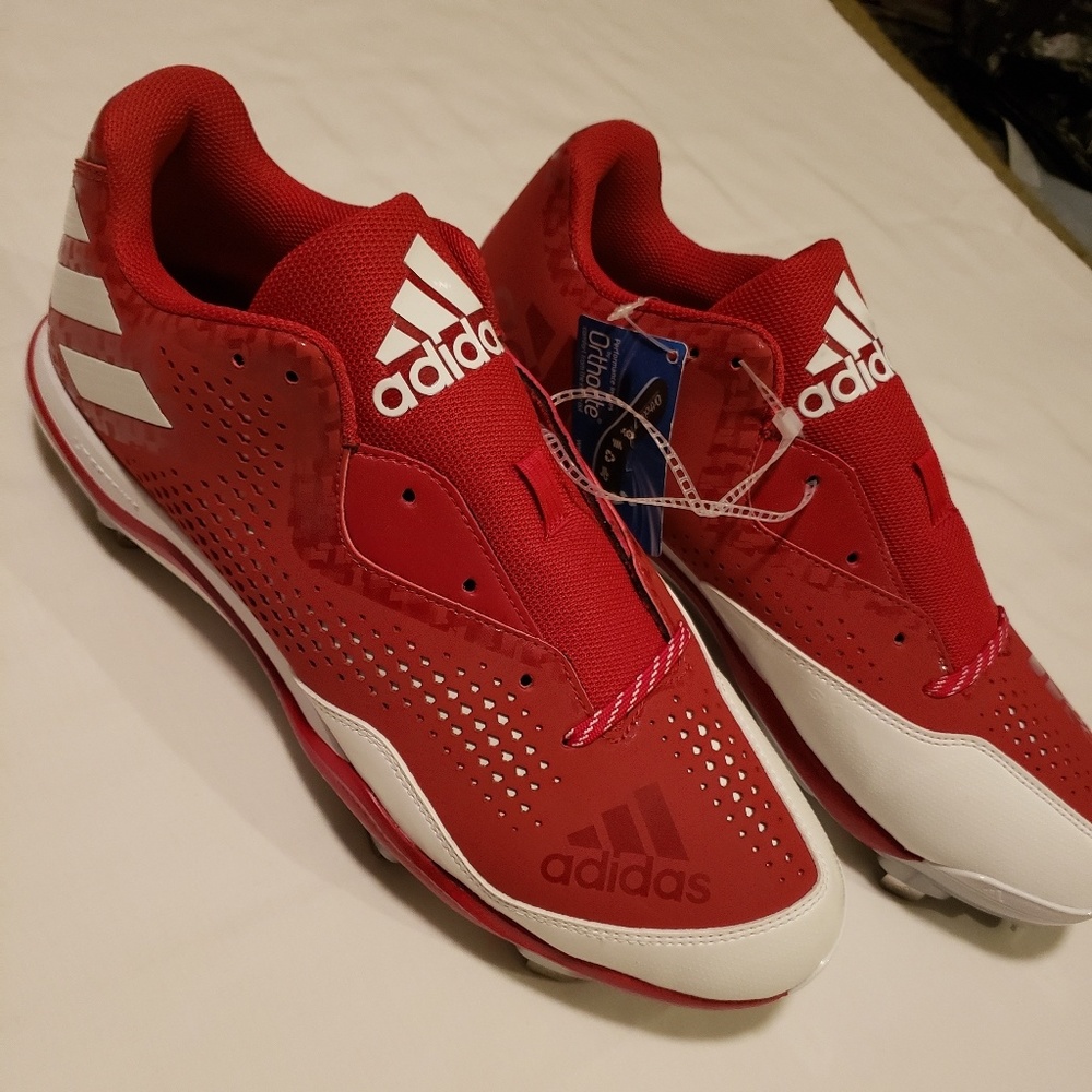 Adidas Mens Power Alley 4 Metal Baseball Cleats
